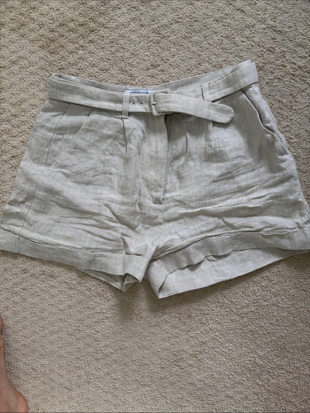 & Other Stories 100% Linen Shorts